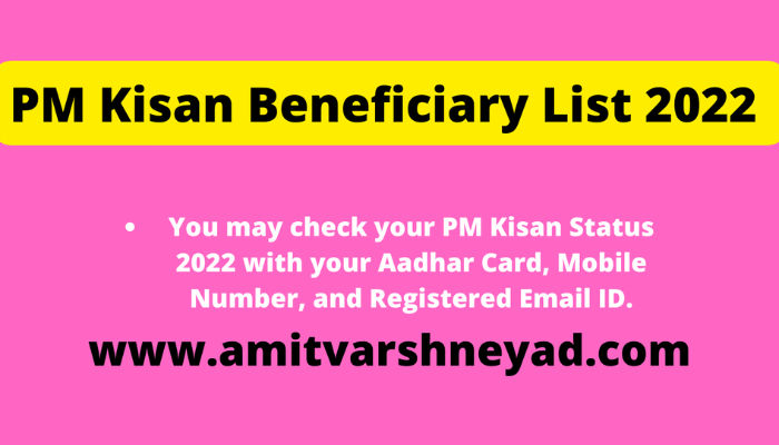 PM Kisan Beneficiary List