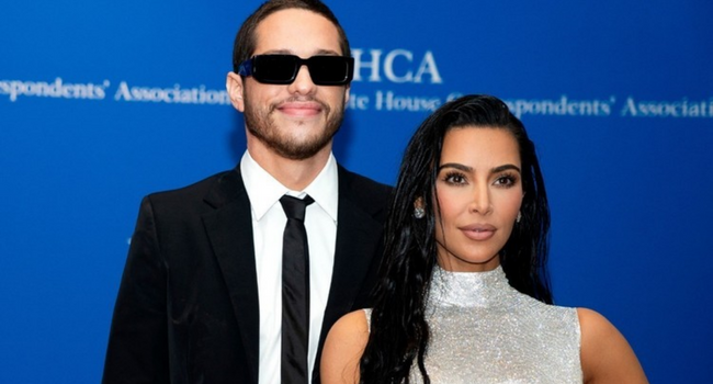 Pete Davidson and Kim Kardashian Pete Davidson and Kim Kardashian