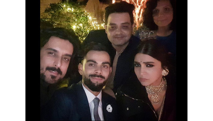 Karnesh Sharma and Virat Kohli Karnesh Sharma and Virat Kohli