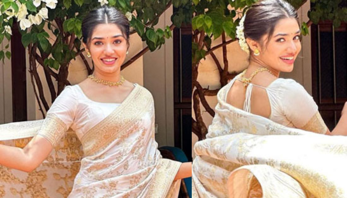 Krithi Shetty in Saree Krithi Shetty in Saree