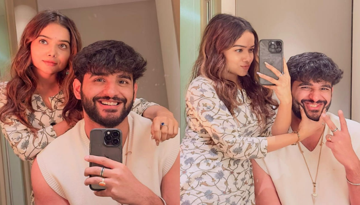 Manisha Rani and Abhishek Malhan Manisha Rani and Abhishek Malhan