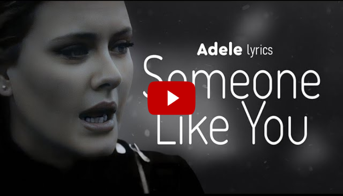 Adele Never Mind I’ll Find Someone Like You Lyrics